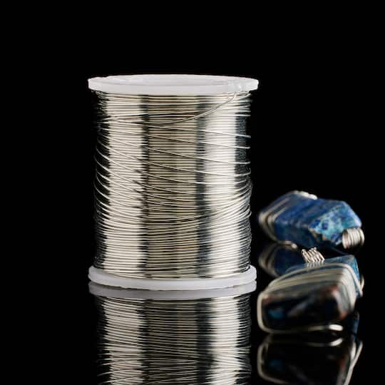 Bead Landing™ Beading Wire, Silver